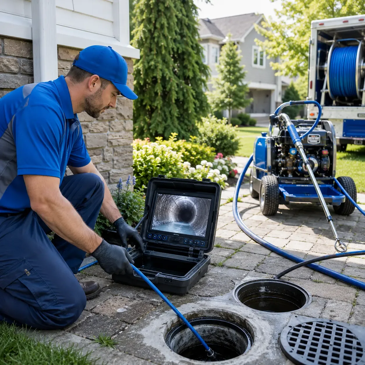 Outdoor drain cleaning professionals serving Syosset, NY